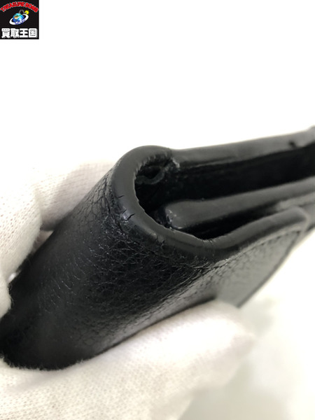 LV　ルイヴィトン　ポルトフォイユ　ロックミニ　ミー　黒　ホック難有