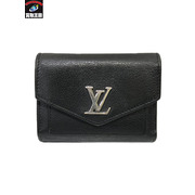 LV　ルイヴィトン　ポルトフォイユ　ロックミニ　ミー　黒　ホック難有