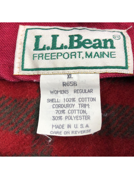 L.L.Bean OLD ブランケットライナー付キ ダックハンティングジャケット　赤　XL[値下]