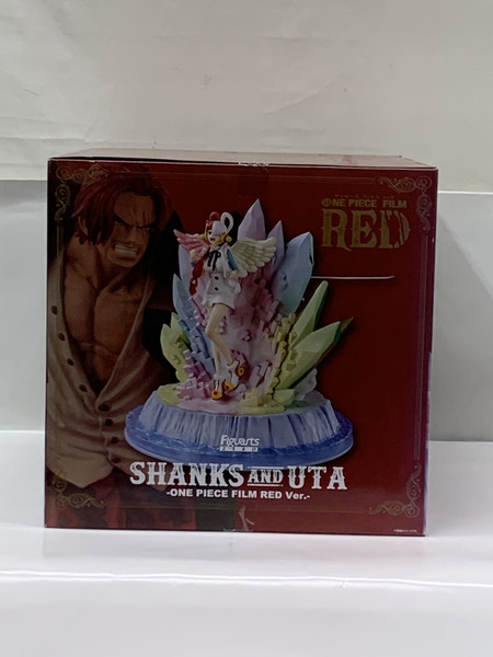 フィギュアーツZERO 超激戦 シャンクス＆ウタ ONE PIECE FILM RED Ver. 未開封 箱ダメージあり Figuartsゼロ ワンピース フィルムレッド 