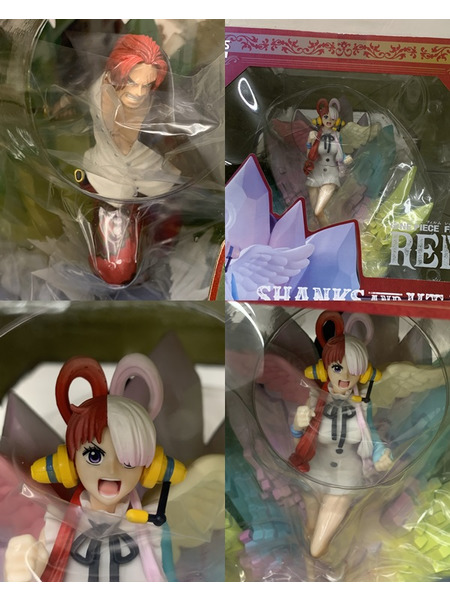 フィギュアーツZERO 超激戦 シャンクス＆ウタ ONE PIECE FILM RED Ver. 未開封 箱ダメージあり Figuartsゼロ ワンピース フィルムレッド 