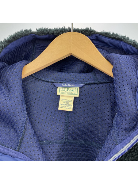 L.L.Bean ソノ他 マウンテンパイル フリース ジャケット 黒 (L)
