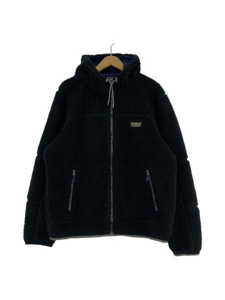 L.L.Bean ソノ他 マウンテンパイル フリース ジャケット 黒 (L)
