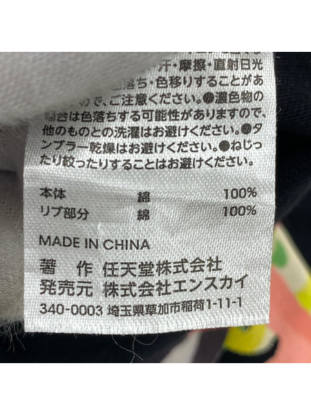 NEW ERA 半袖Tシャツ・カットソー スプラトゥーン カットソー 黒 (XL)