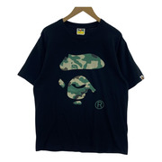 A BATHING APE Thermography Ape Face BLK (L)