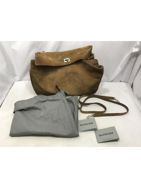 ハンドバッグ BALENCIAGA ロデオ/2wayスウェードバッグ