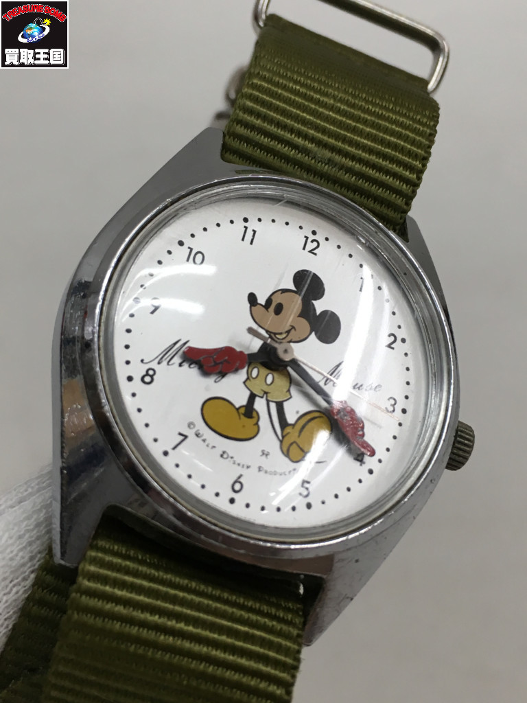 即決 貴重 BRADLEY 最高級１７石 パイアイ ミッキーマウス 手巻き腕時計 ブラッドレイ - キャラクター腕時計