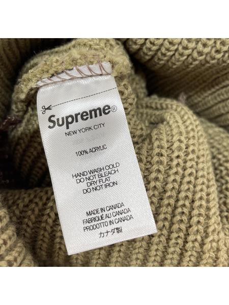 Supreme 22AW Loose Gauge Beanie ベージュ