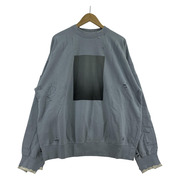 stein スウェット・トレーナー oversizes rebuild sweat M ブルー
