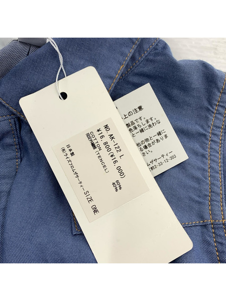 AMERICANA 長袖シャツ ウェスタンシャツ インディゴ