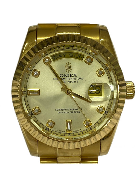 メンズ時計 OMECO OMEX ONE NIGHT クォーツ 腕時計