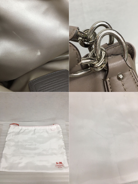 COACH　トートバッグ コレットレザー グレージュ[値下]
