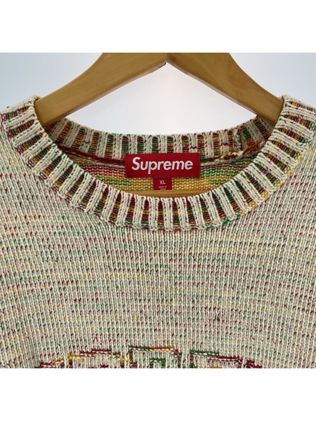 Supreme contrast arc sweater  XL