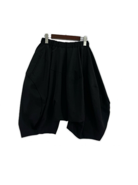 COMME des GARCONS パンツ シルクウール/BLK/XS