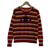Vivienne Westwood red label ニット・セーター マルチボーダー オーブ 00 赤系