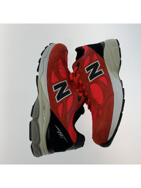 NEW BALANCE M990PL3　レッド　28cm