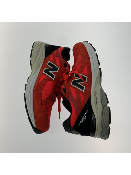 NEW BALANCE M990PL3　レッド　28cm