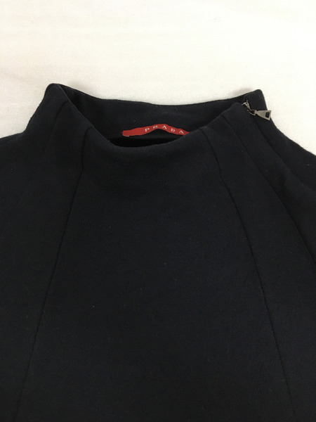 00s PRADA SPORTS ウールワンピース ネイビー S