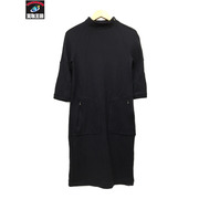 00s PRADA SPORTS ウールワンピース ネイビー S