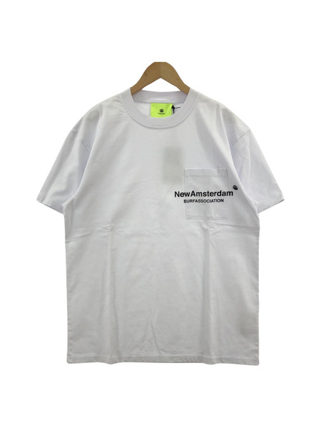 New Amsterdam 24SS THROW POCKET TEE M ホワイト