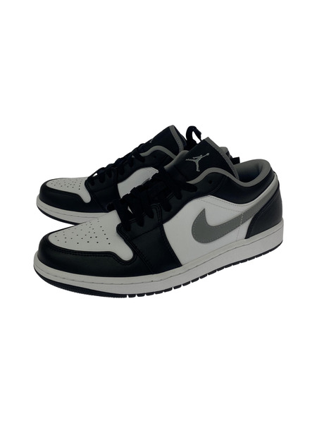 NIKE 553558-040 AIR JORDAN 1 LOW BLACK/PARTICLE GREY (26.5)