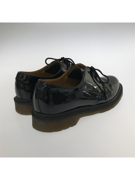 Dr.Martens×BEAMS パテントレザー3ホ-ルシューズ (UK8) 黒