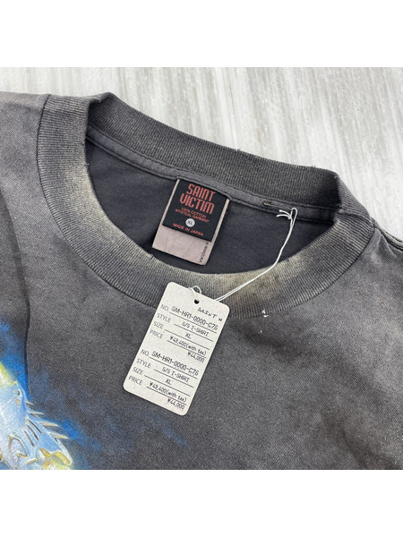 SAINT MICHAEL×SORAYAMA 25AW SRYM_SS TEE/T-REX/BLACK XL[値下]