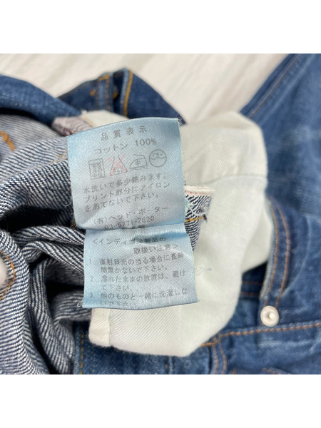 HEAD PORTER PLUS デニム・ジーンズ ダメージデニム ブルー[値下]