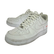 Supreme スニーカー ×NIKE AIR FORCE 1 LOW 白 (28.0cm)