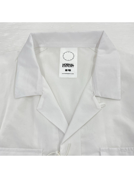 NORMAL EXPERT 65SHIRT S/Sシャツ L ホワイト NEX24-Y01