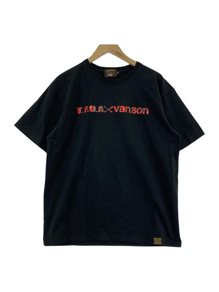 VANSON T.F.O.A S/Sカットソー 黒 XL