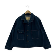 FAUVES CARPENTER SHORT JACKET DENIM (4)