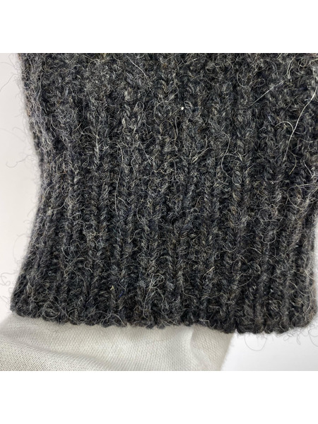 L.L.Bean ニット・セーター 80s USA製 ドライバーズニット アルパカ混 GRY