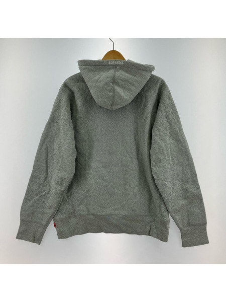 Supreme パーカー Sロゴプルオーバーパーカー グレー S