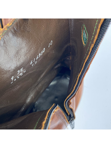 OLD・VINTAGE ブーツ FLORSHEIM サイドジップブーツ ブラウン[値下]