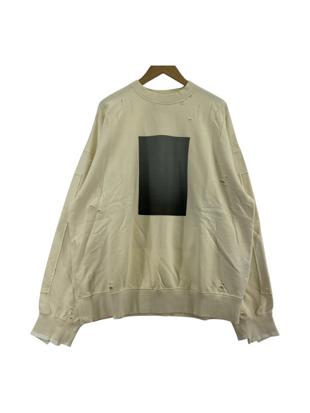 stein スウェット・トレーナー oversizes rebuild sweat L ホワイト