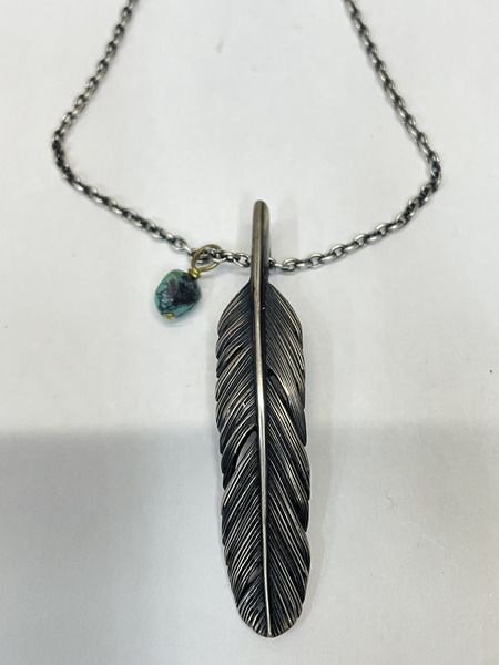 HARIM フェザーシルバーネックレス