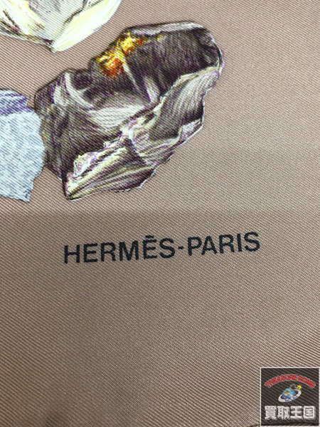 HERMES スカーフ　鉱物