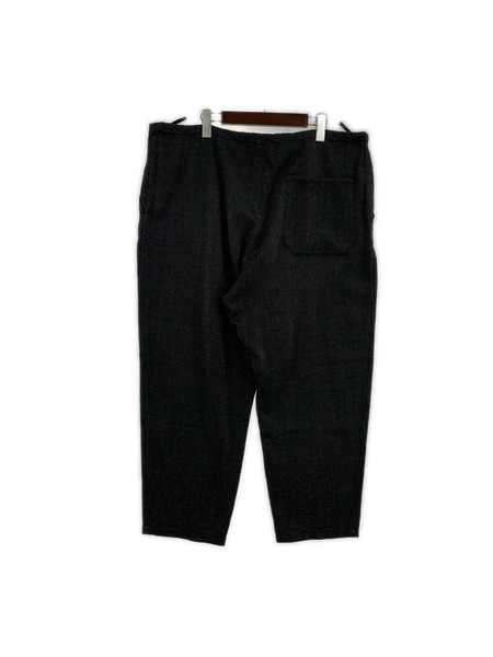 COMOLI パンツ 19AW ウールシルク テーパードパンツ 2 ブラック