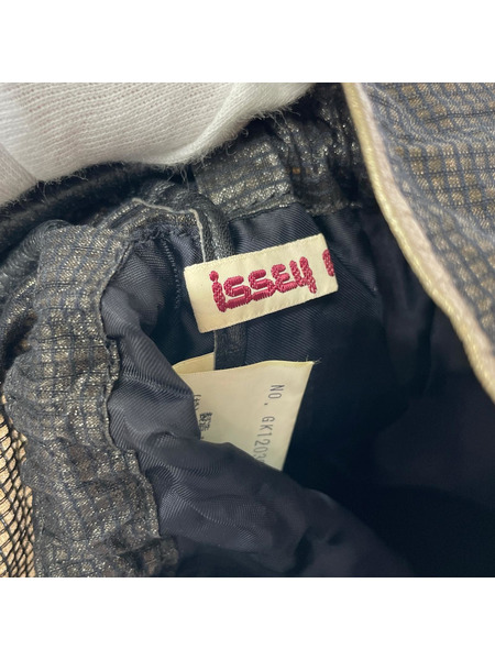 ISSEY MIYAKE ラメ巾着バッグ