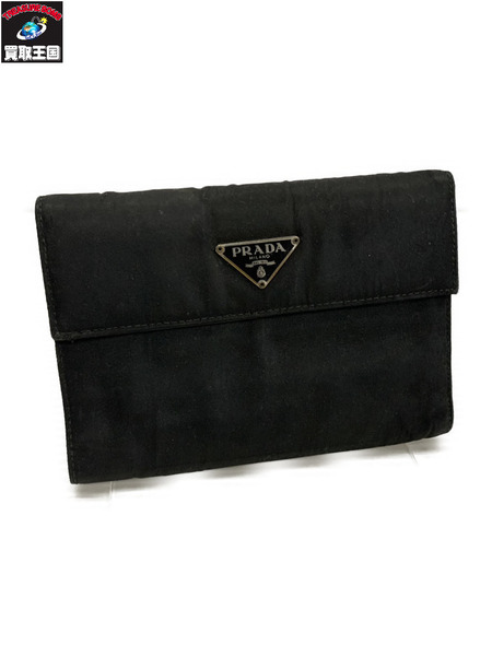 PRADA 3つ折り財布 BLK