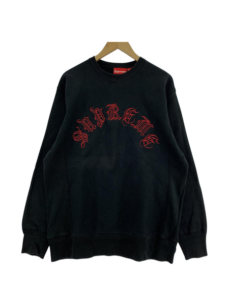 Supreme Old English Arch Logo Sweat 黒 (L)