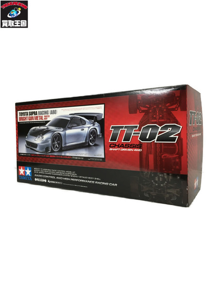 タミヤ 1/10 TT-02シャーシ A80スープラ ラジコンセット[値下]｜商品