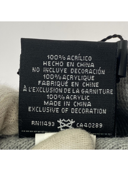 ニットキャップ NEW ERA Box Logo Beanie グレー