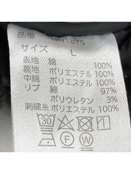 9090 ジャケット ダックフーディジャケット 黒 (L)