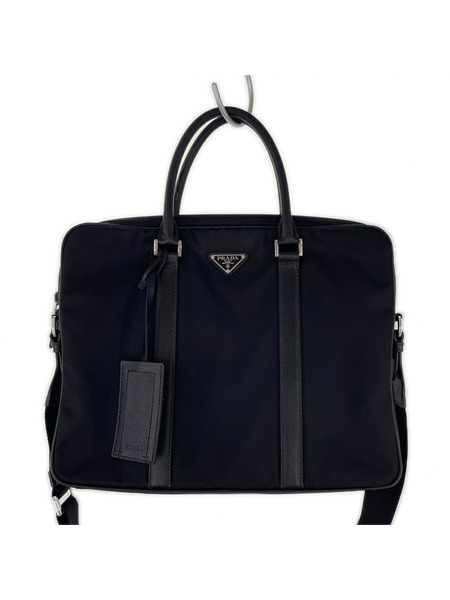 ショルダーバッグ Re-Nylon × サフィアーノレザー ブリーフケース