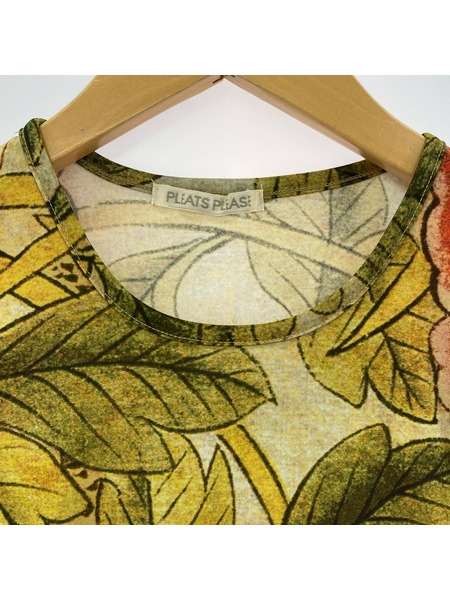 PLEATS PLEASE 半袖Tシャツ・カットソー 牡丹 (3)