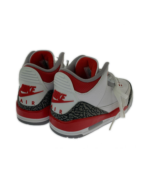 NIKE スニーカー Nike Air Jordan 3Fire Red 27.5cm
