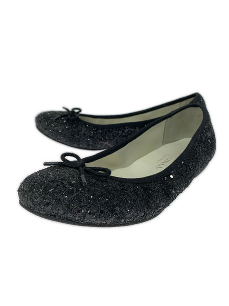DIANA パンプス・ヒール artemis グリッターパンプス 23.5cm BLK