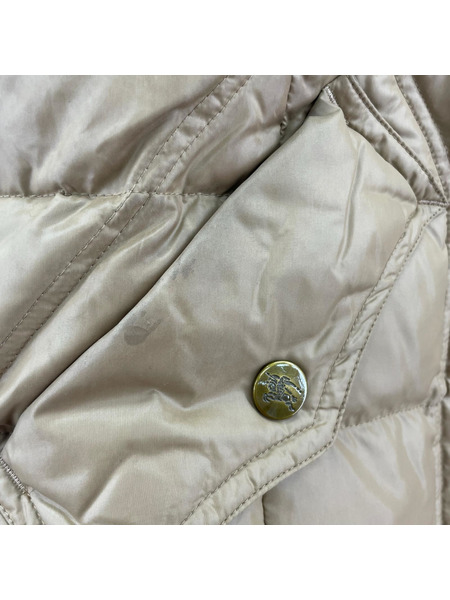 BURBERRY BLUE LABEL キルテイング ダウン コート ベージュ 38